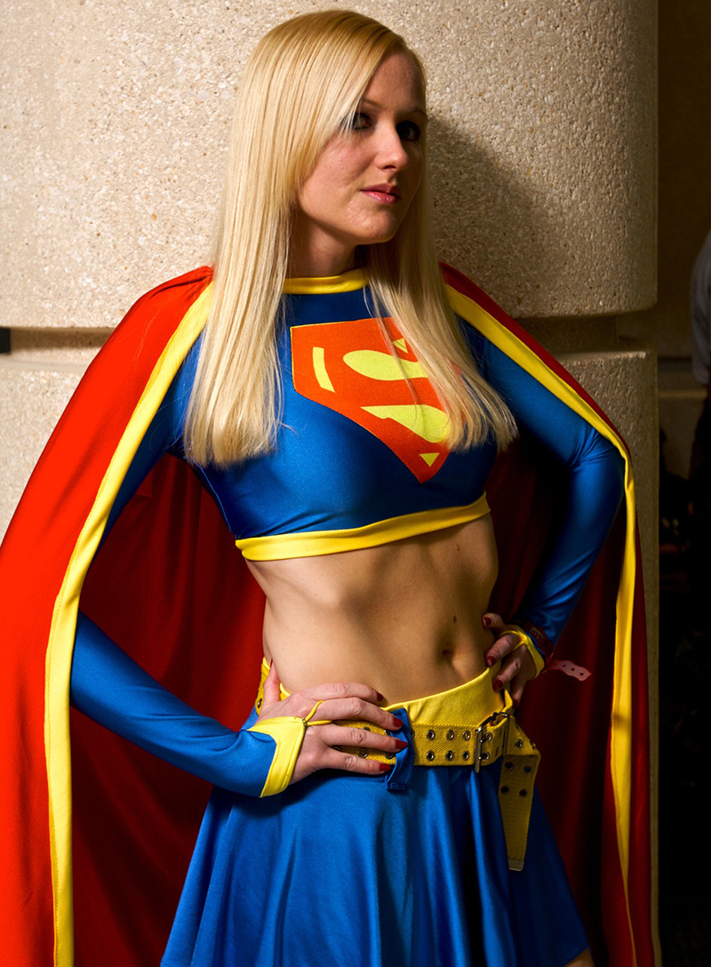 NEW Supergirl Halloween Dress Superhero Costume